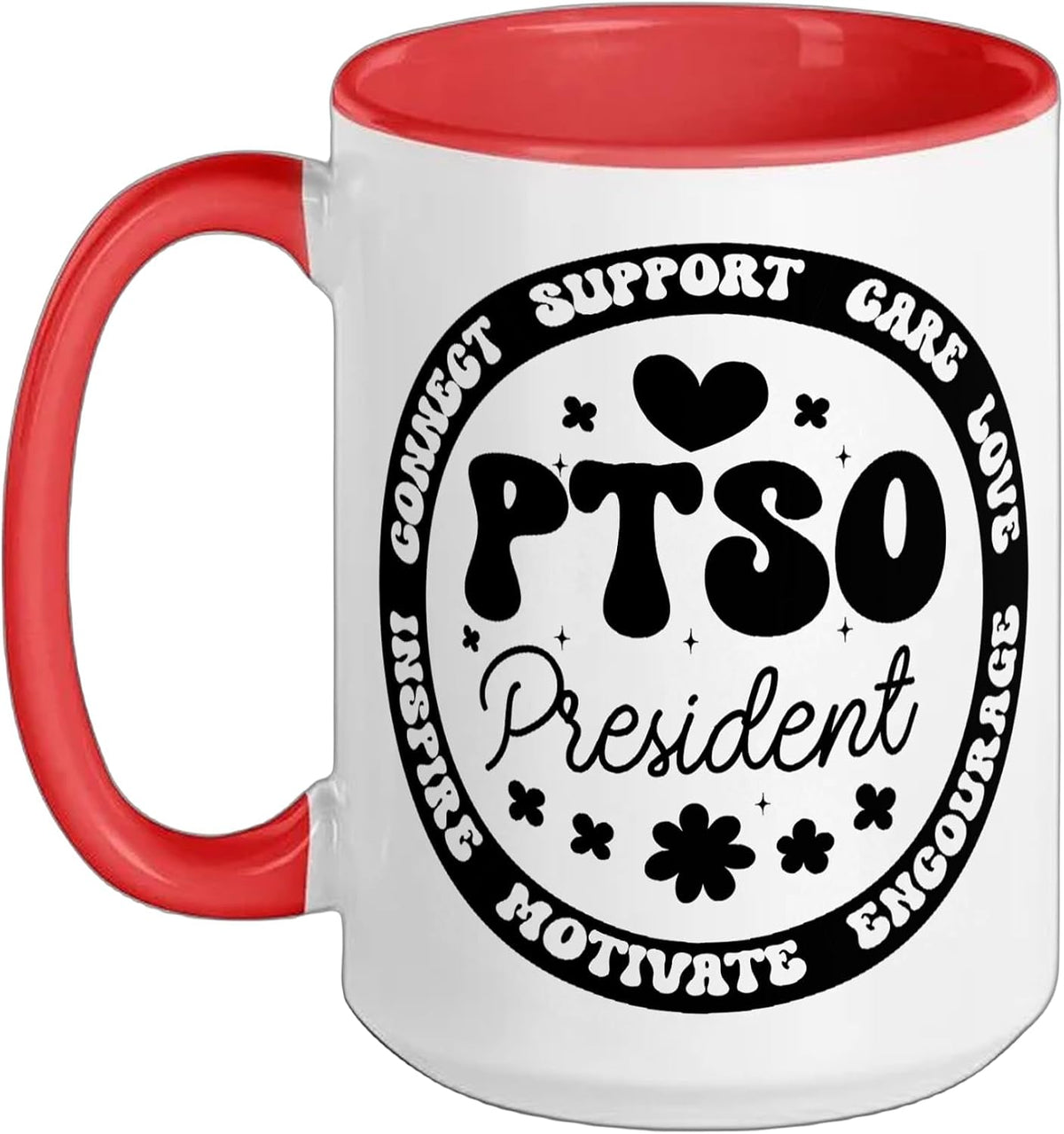 Groovy Ptso President Appreciation Week Back To School Ceramic Mug