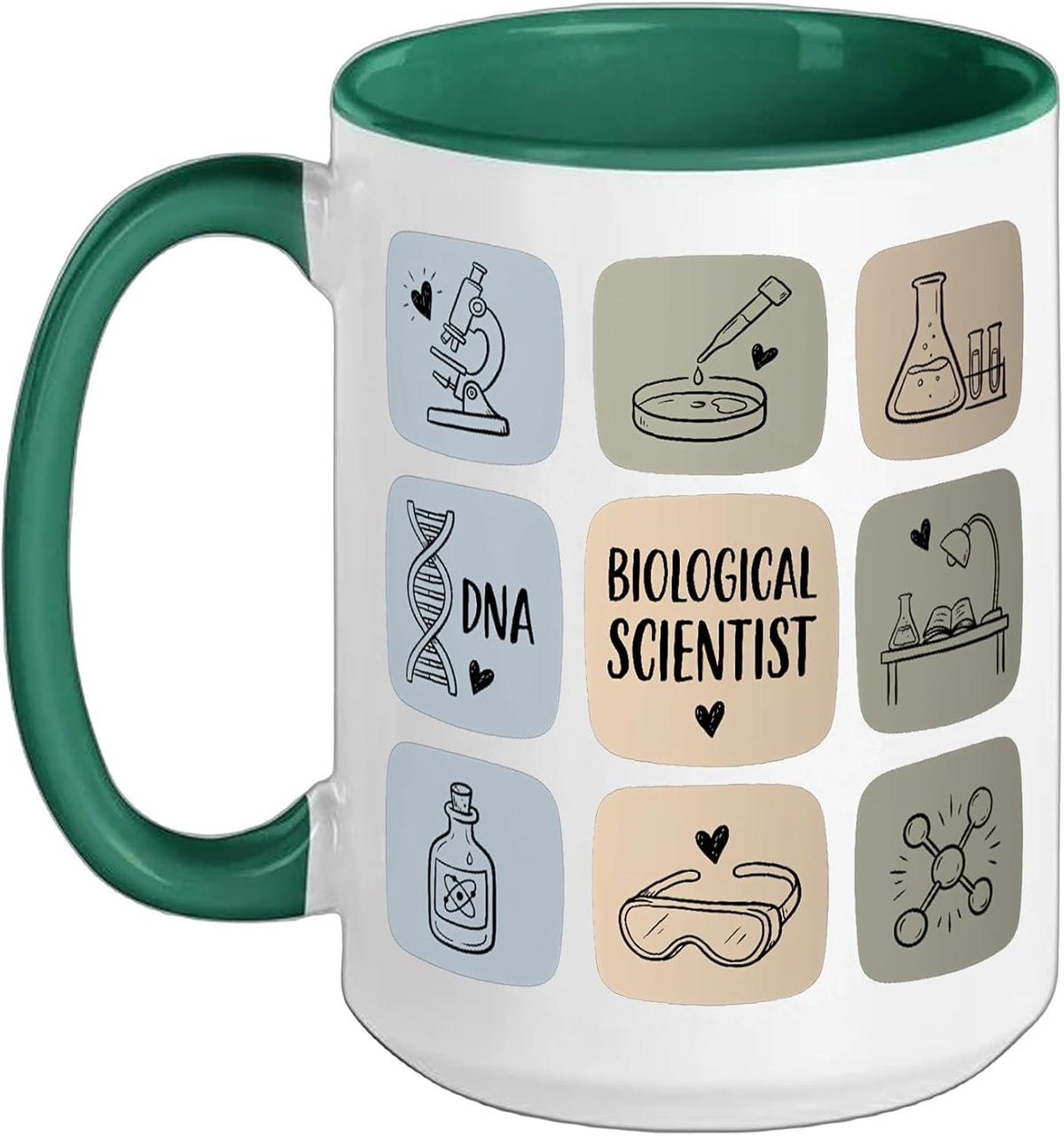 Biological Scientist Bioscientist Biology Research Science Ceramic Mug