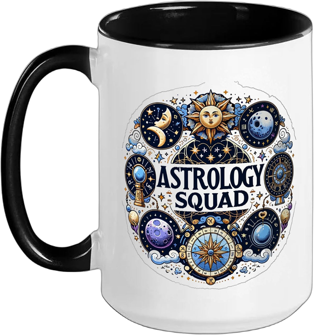 Astrology Squad, Zodiac Astrologist Design For Astrology Ceramic Mug
