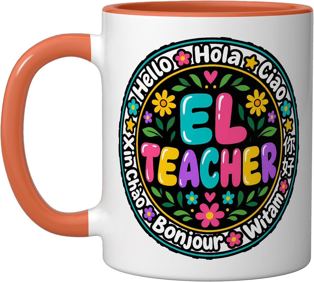 El Teacher English Language Esl Esol Educator Teaching Ceramic Mug