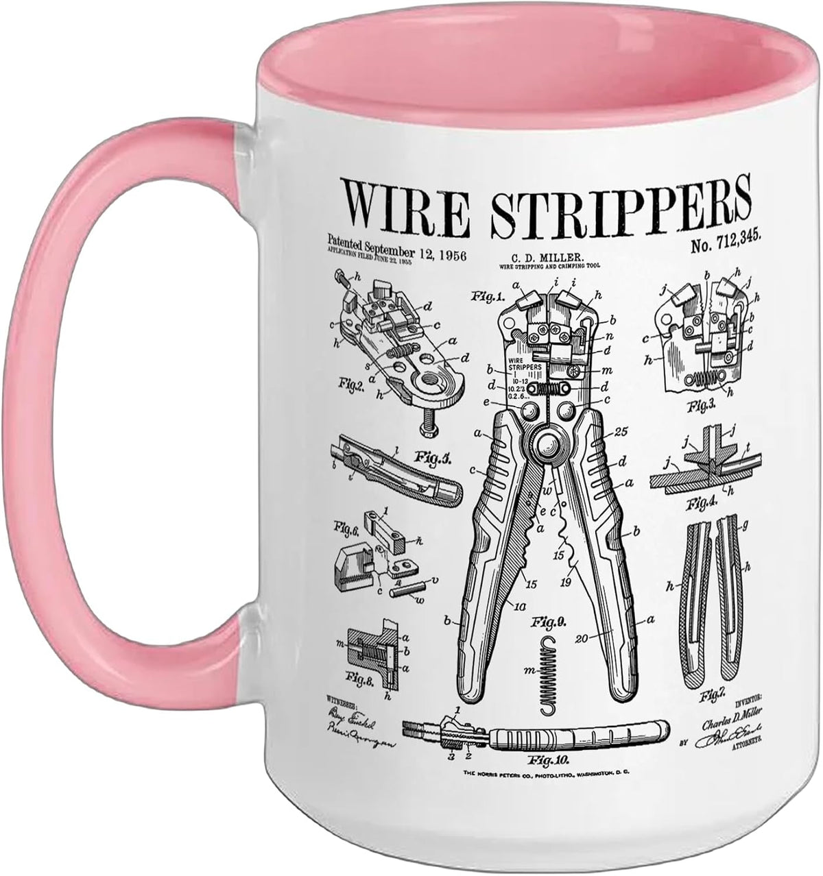 Electrician Electrical Worker Wire Strippers Vintage Ceramic Mug