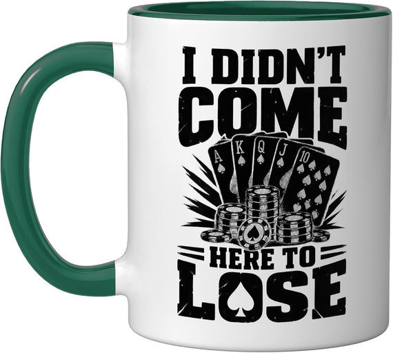 Poker Chips Playing Cards Funny Poker Player Ceramic Mug