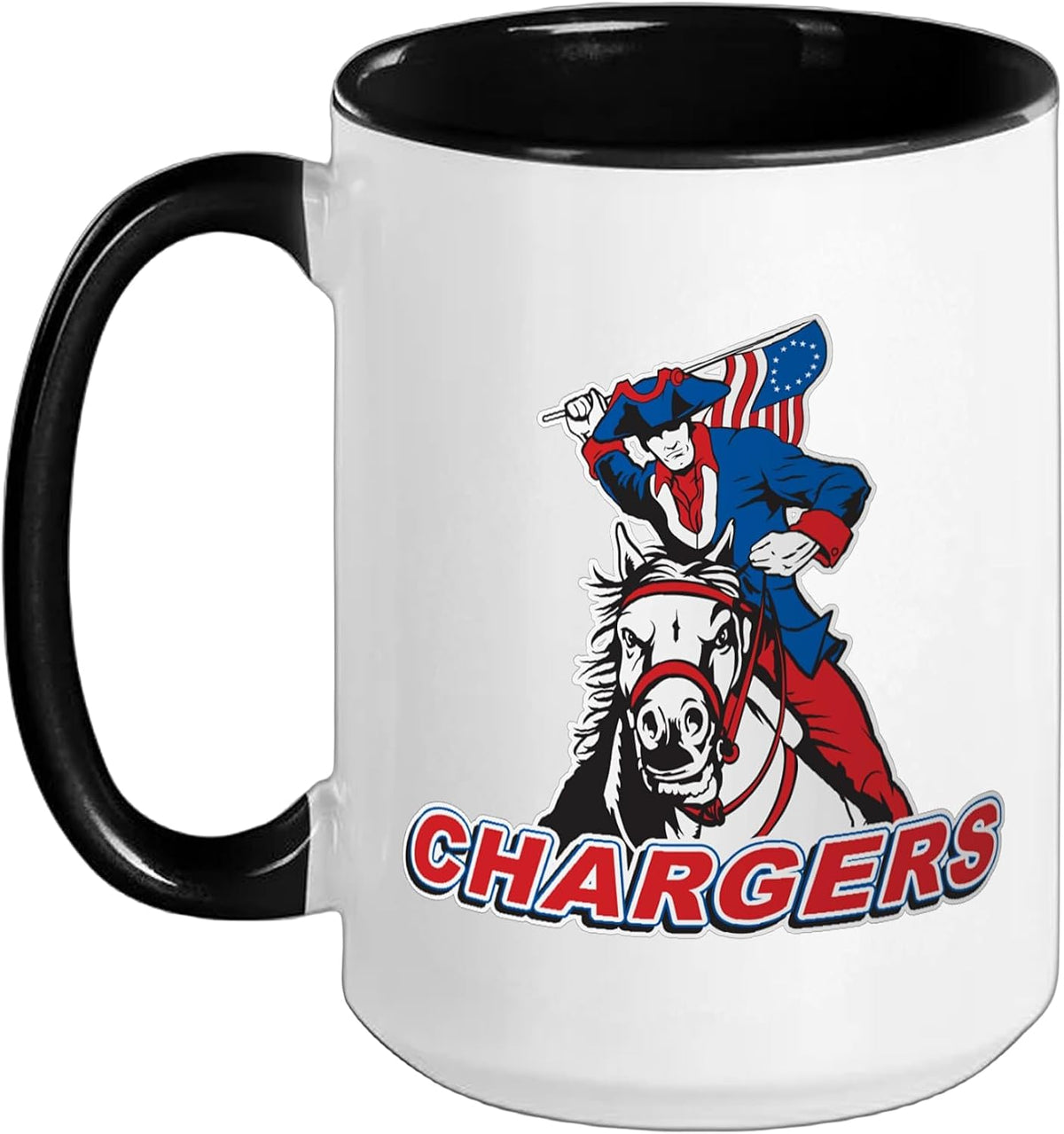 Veterans Memorial Early College Chargers Ceramic Mug