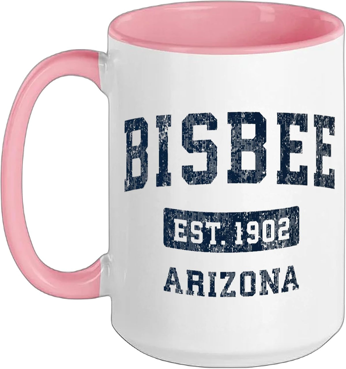 Bisbee Arizona Az Vintage Sports Established Design Ceramic Mug