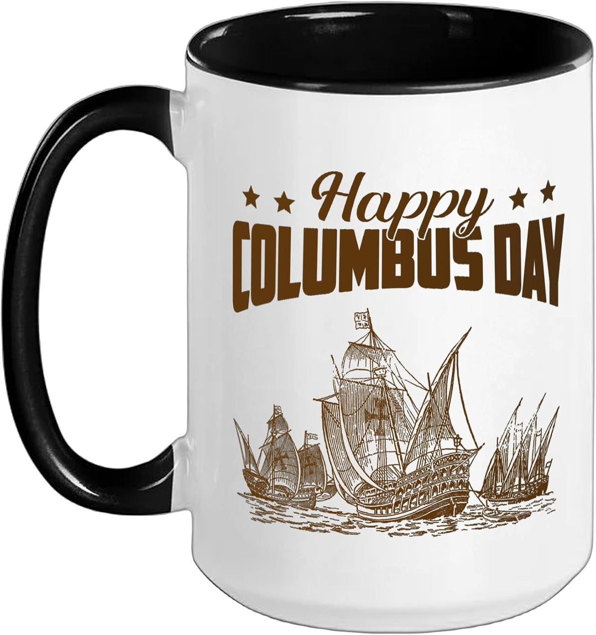 Happy Columbus Day Christopher Columbus Italian Navigator Ceramic Mug