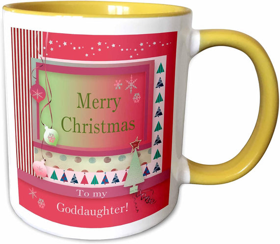 Merry Christmas To My Goddaughter Ceramic Mug