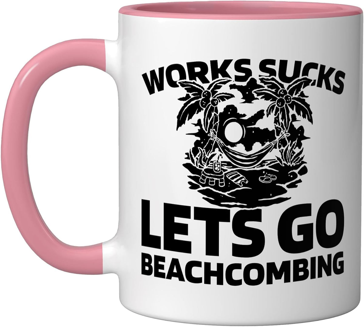 Shell Collecting Nature - Beach Beachcombing Ceramic Mug