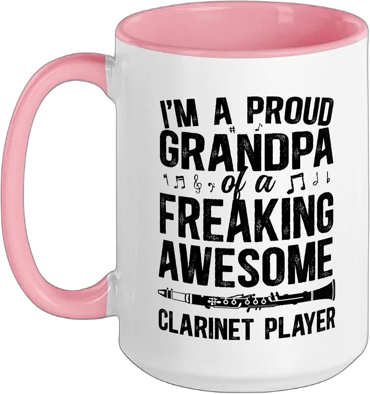 Clarinet Grandpa Proud Clarinet Player Grandfather Ceramic Mug