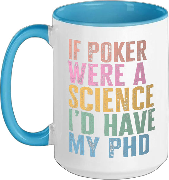 Funny Poker Lover Gambling Women Gag Accessories Ceramic Mug