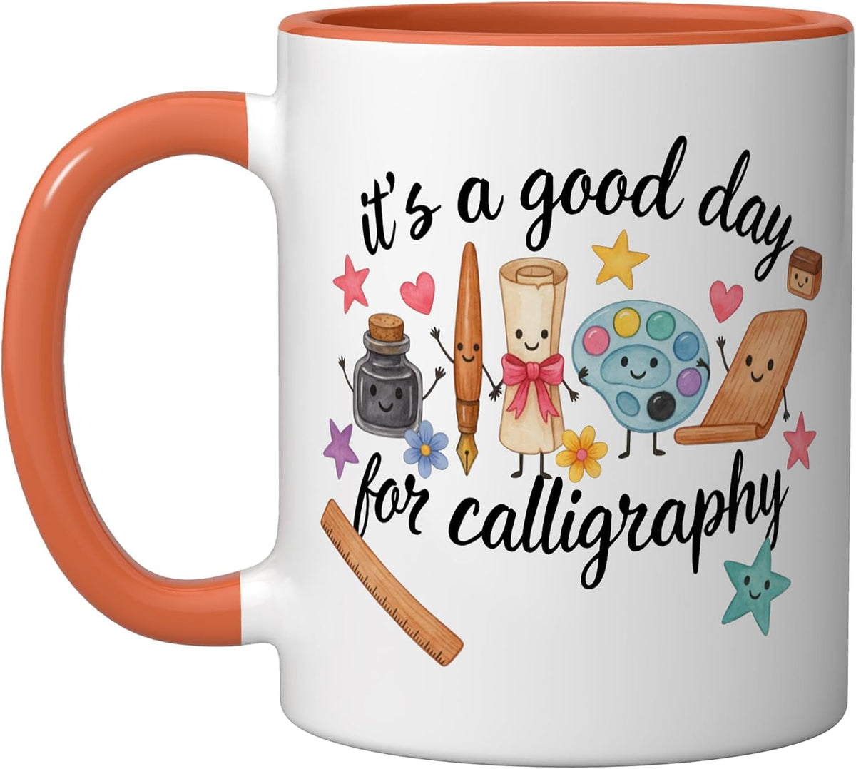 Calligrapher Letterer Penman Hand Letterer Penmanship Ceramic Mug
