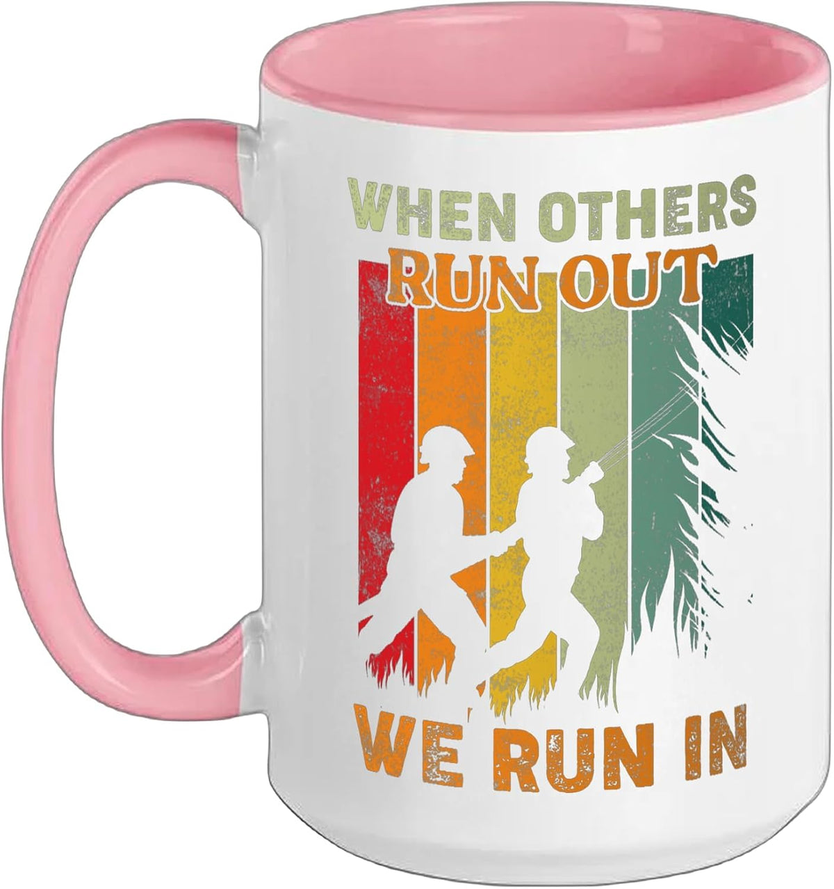 Retro Firefighter Vintage Fire Fighter Fireman Ceramic Mug