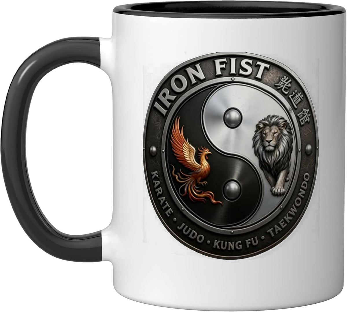 Iron Fist Kung, Karate, Judo, Taekwondo, Mixed Martial Ceramic Mug