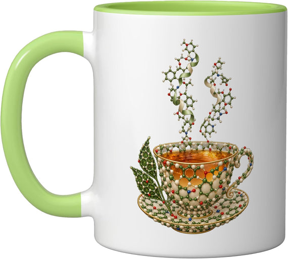 Graphic Illustration For Chemists Structural Biologist Ceramic Mug