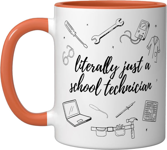 School Technician Lab Science Tech Repair Maintenance Ceramic Mug