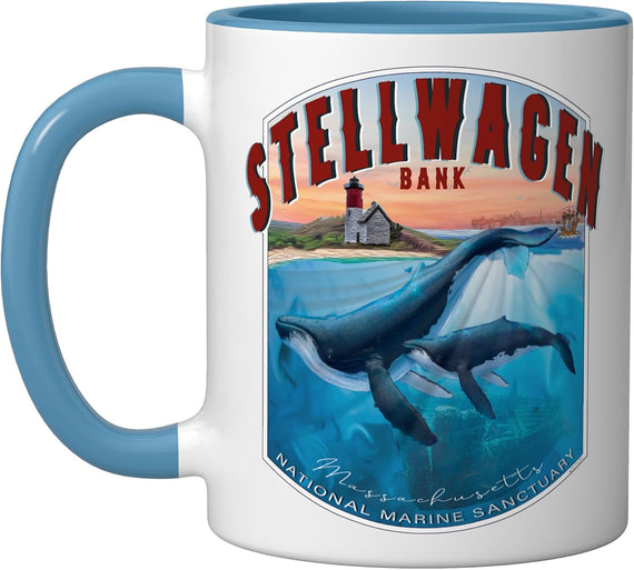 Stellwagen Banks National Marine Sanctuary Atlantic Coast Ceramic Mug