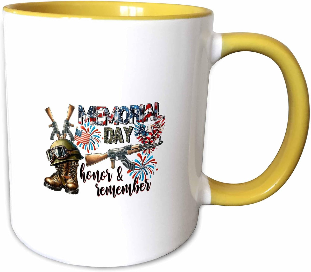 Memorial Day Honor And Remember Military Collage Ceramic Mug
