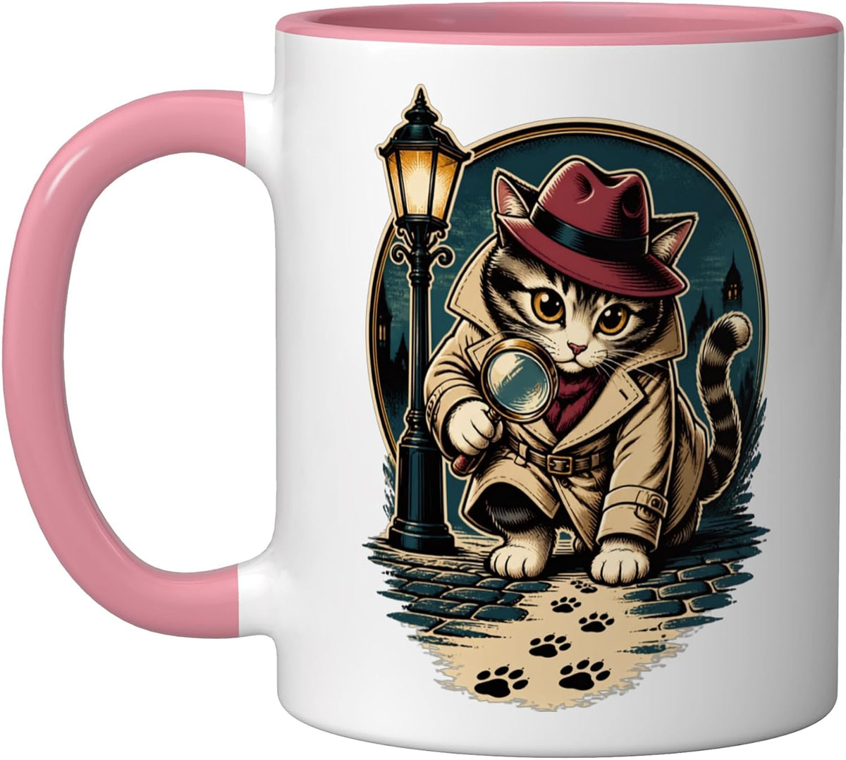 Cat Motif Art Design Gifts Cute Kitten Ceramic Mug