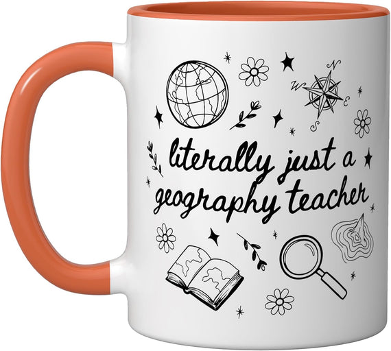Geography Teacher Social Studies Map Earth Science Ceramic Mug