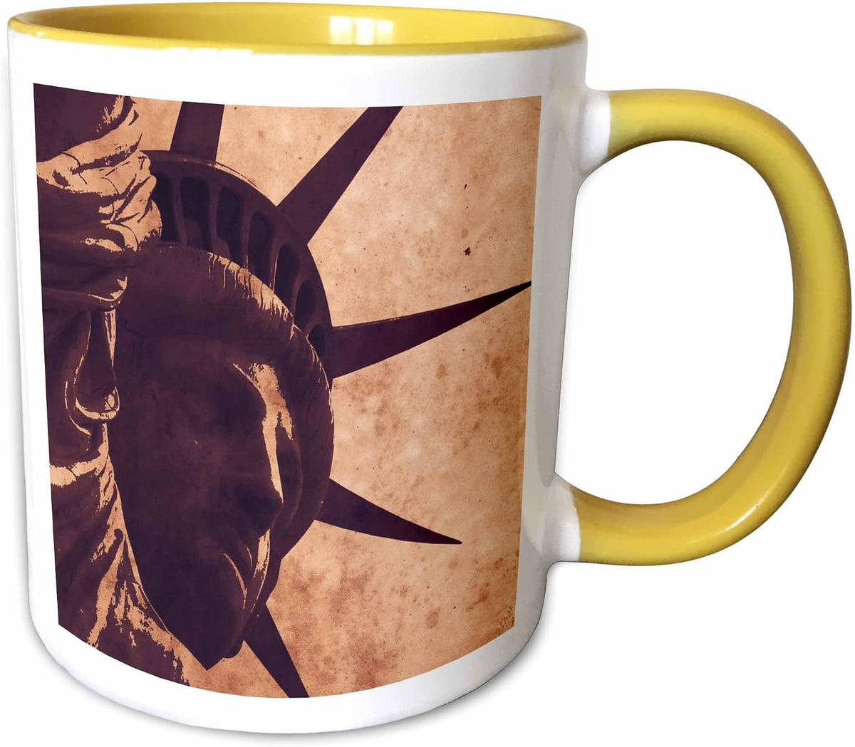 Face Of Liberty - Graphic Design Features Ceramic Mug
