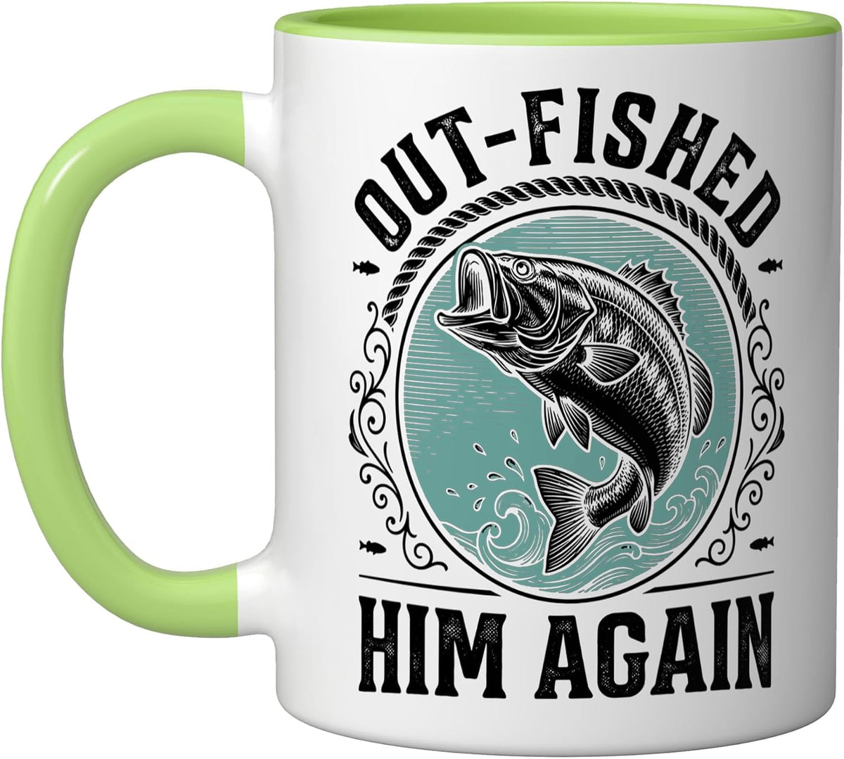 Out-Fished Him Again Ceramic Mug