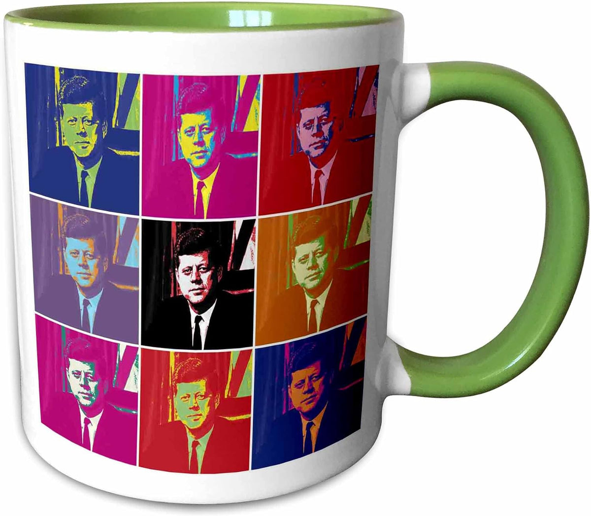 President John F. Kennedy (1961) Pop Art Ceramic Mug