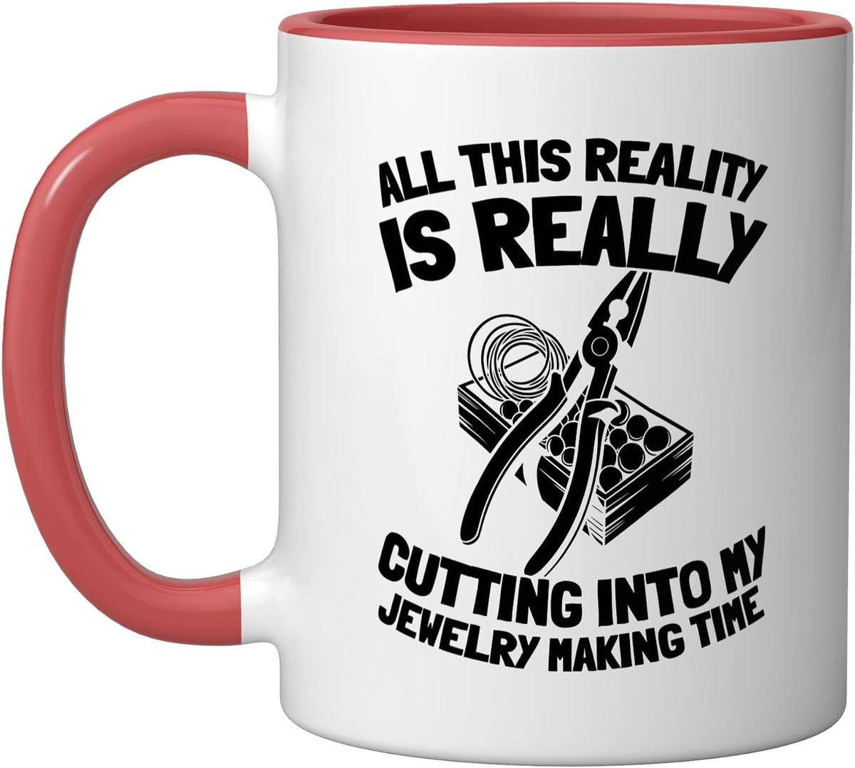 Metalwork Beading - Craft Jewelry Making Ceramic Mug