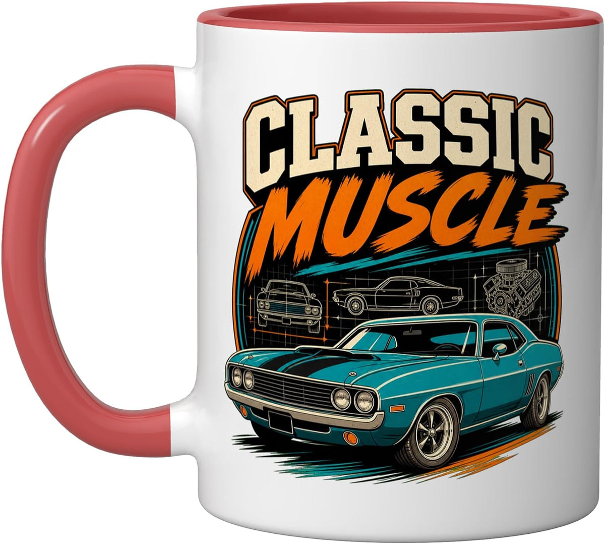 Muscle Car Classic Auto Garage Enthusiast Humor Ceramic Mug