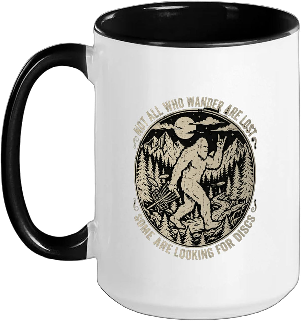 Disc Golf Basket Frolfing Disc Golf Player Disc Golfer Ceramic Mug