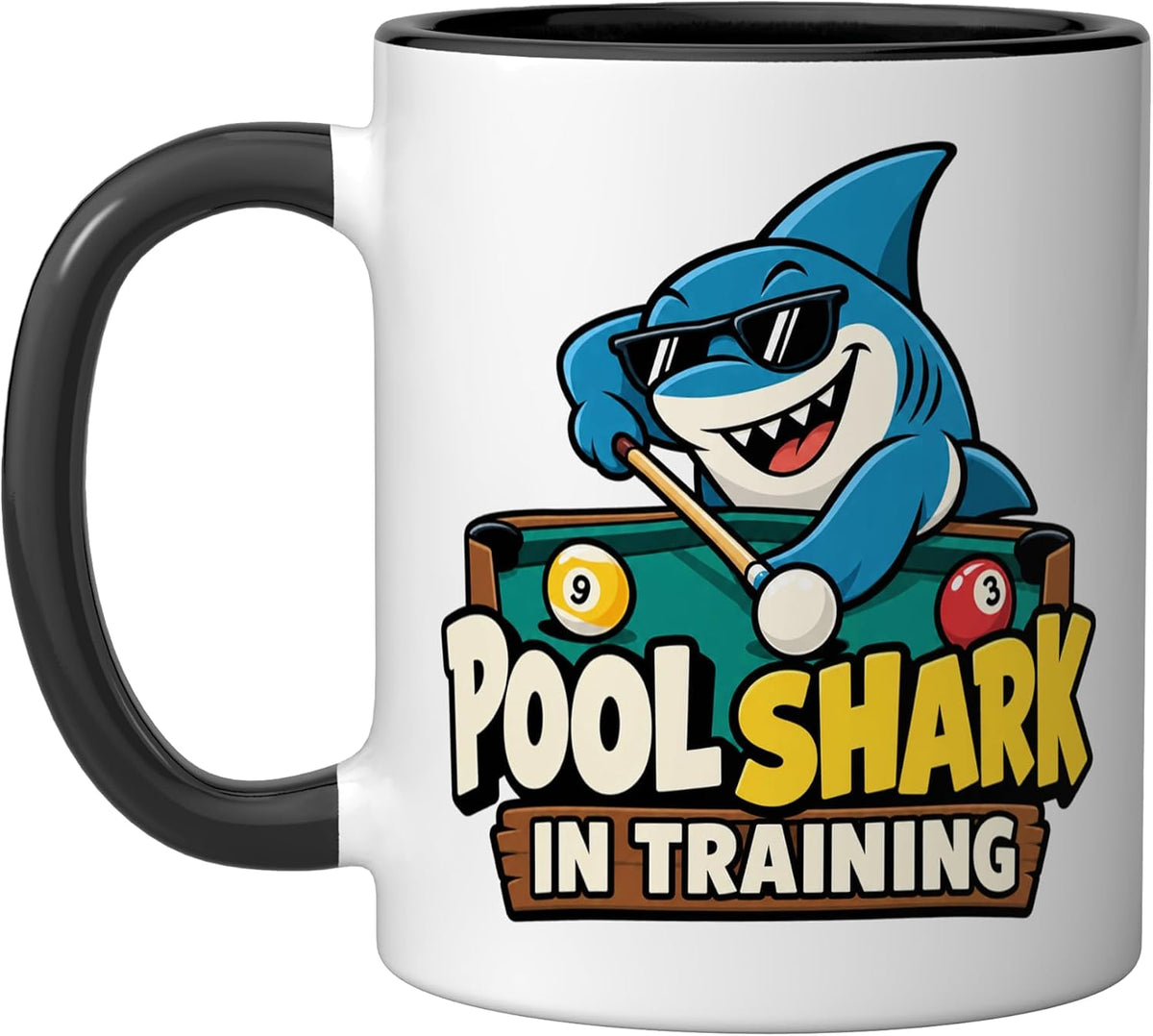 Funny Billiards Training For Kids Ceramic Mug