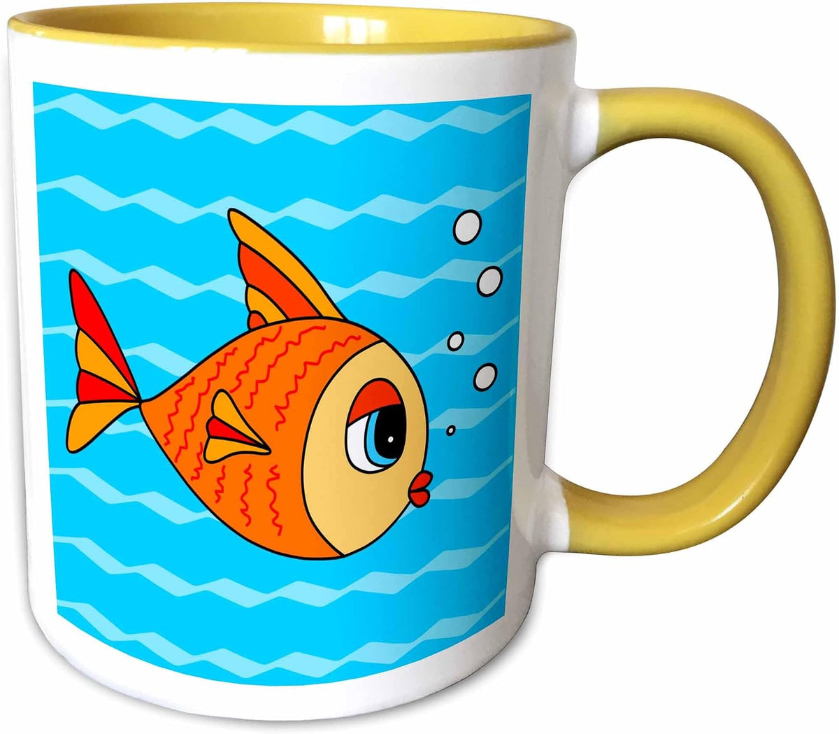 Janna Salak Designs Under Sea - Go Fish Ceramic Mug