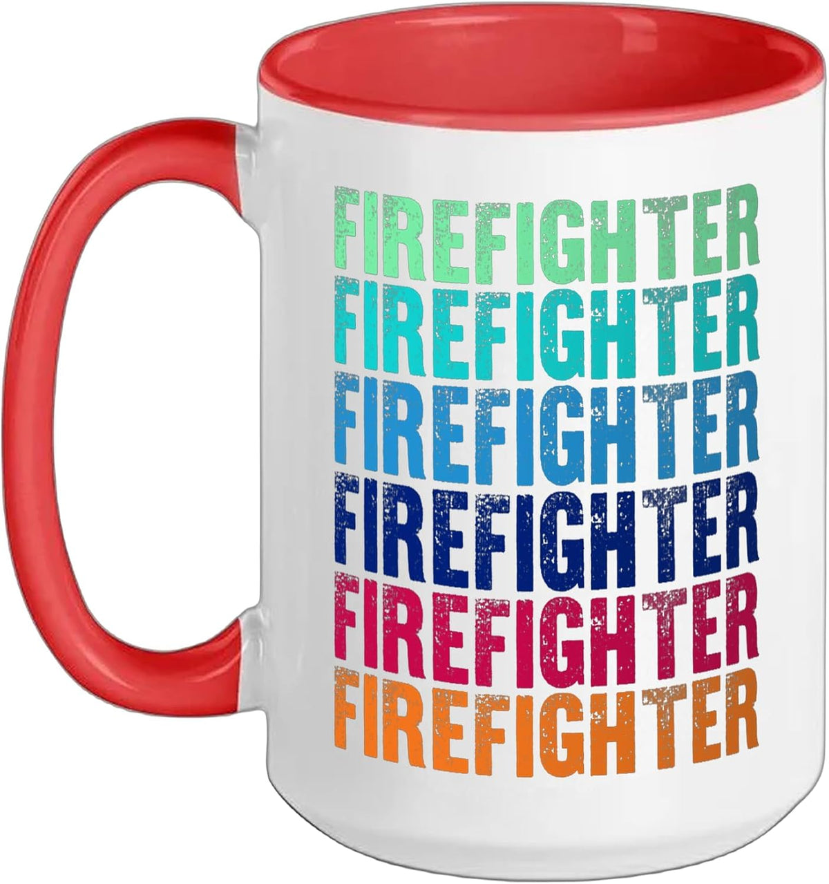 Firefighter Vintage Style Ceramic Mug