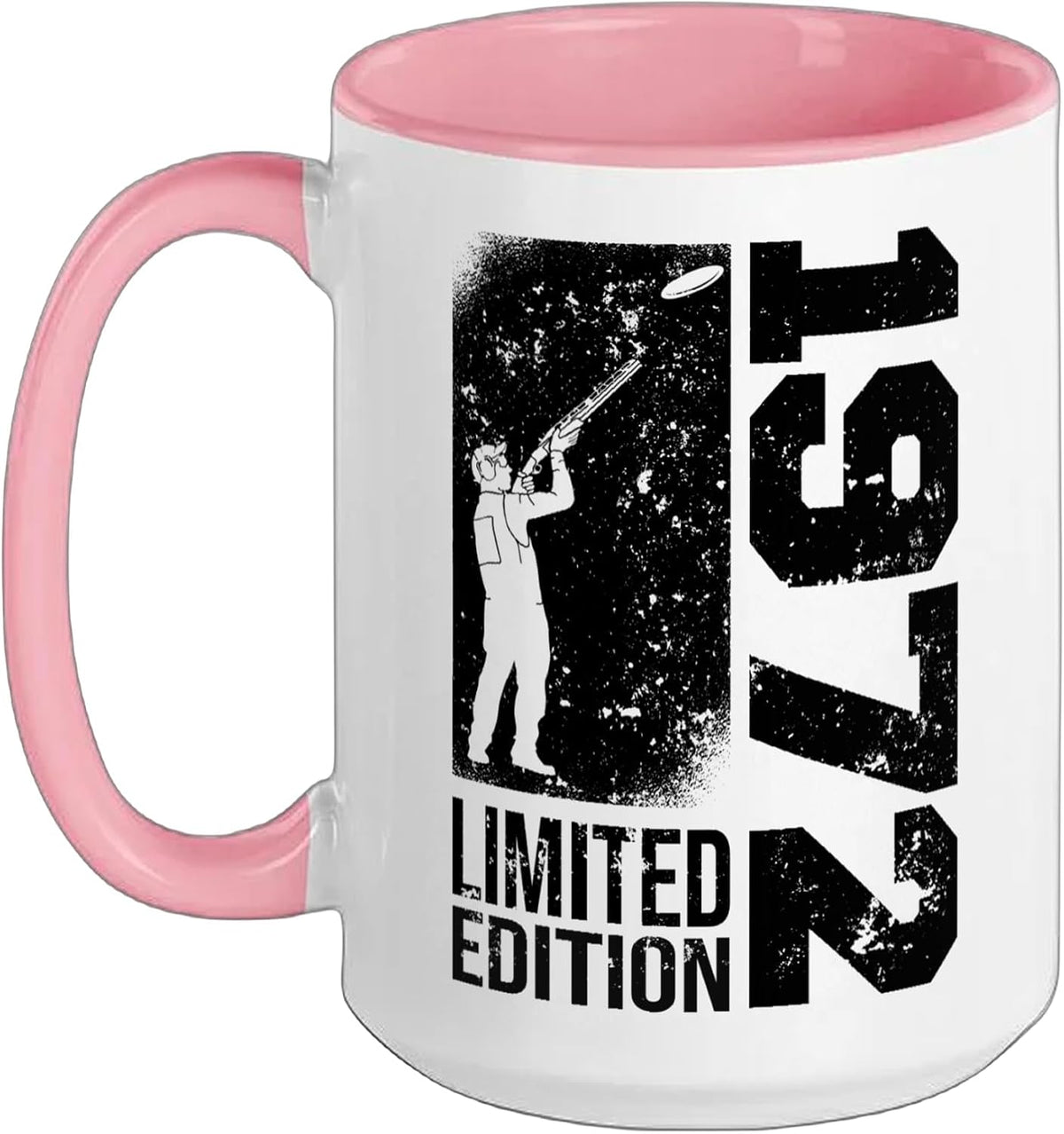 Clay Shooters Vintage 1972 Birthday Clay-Pigeons Shooting Ceramic Mug