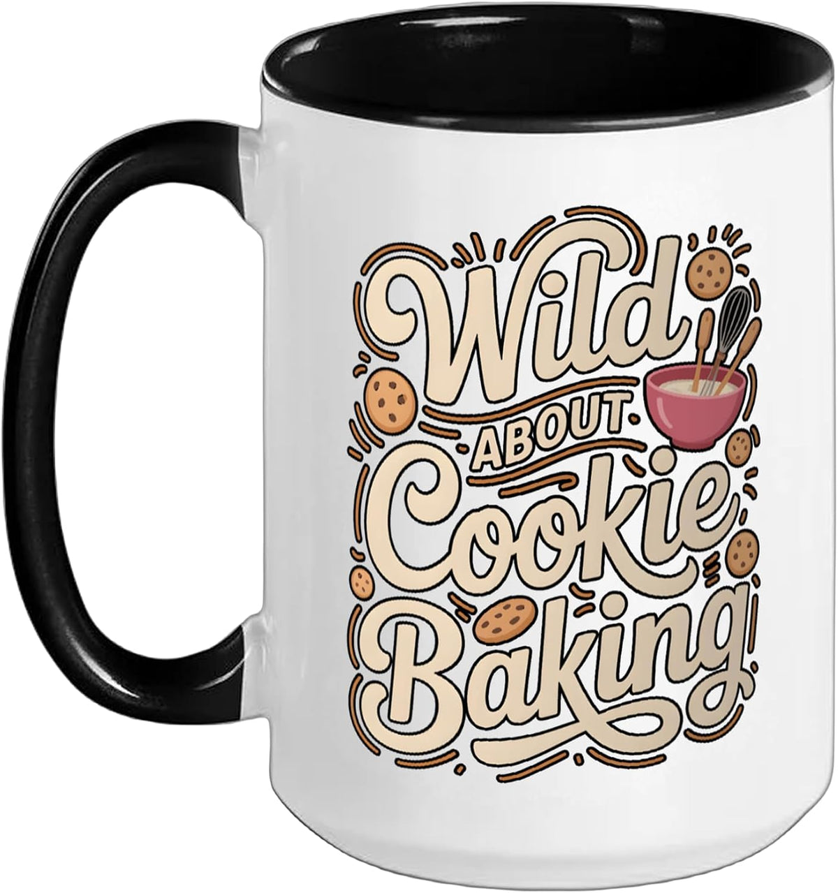 Cute Cookie Baking Cooking Cook Chef Mom Dad Christmas Ceramic Mug