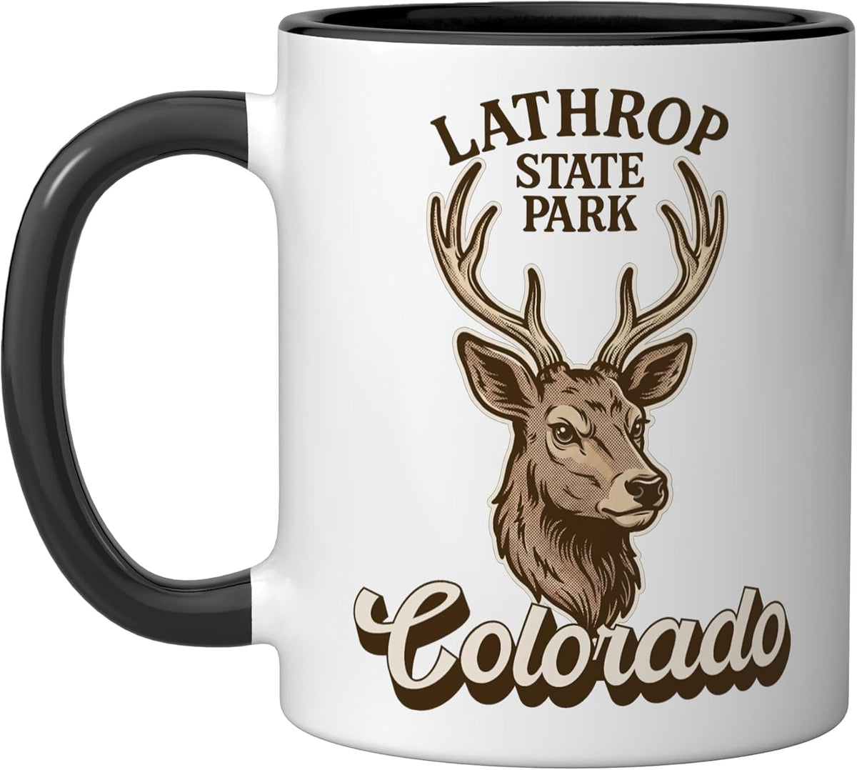 Lathrop State Park Colorado Deer Hunting Souvenir Ceramic Mug