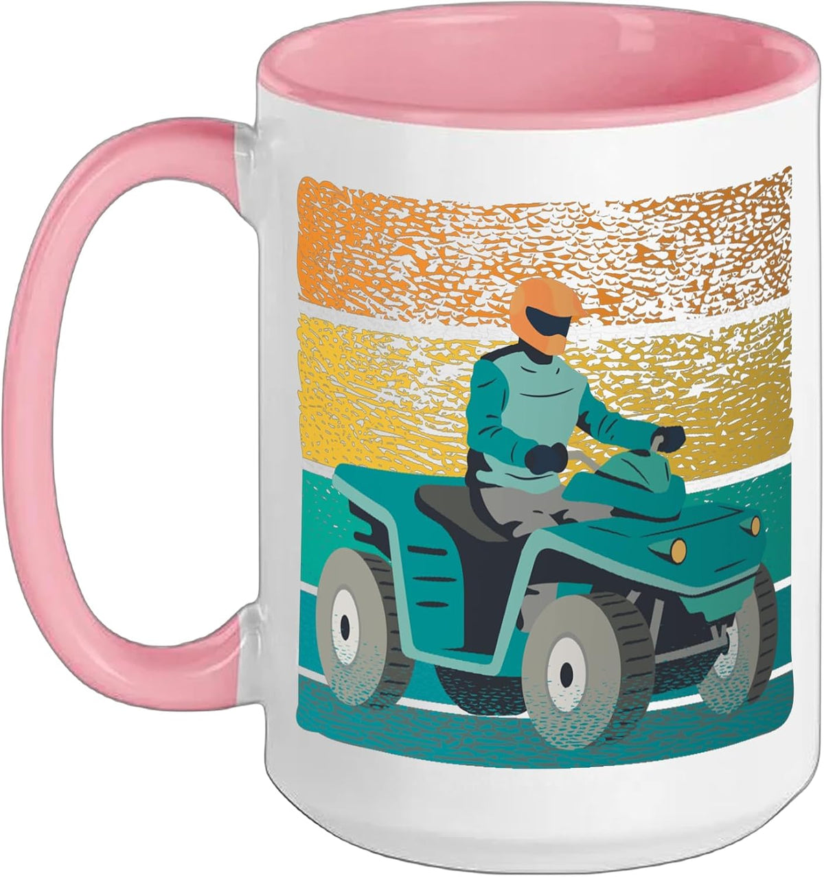 Quad Riding Atv Quad Biker Quads Racing Bike Tour Quad Ceramic Mug