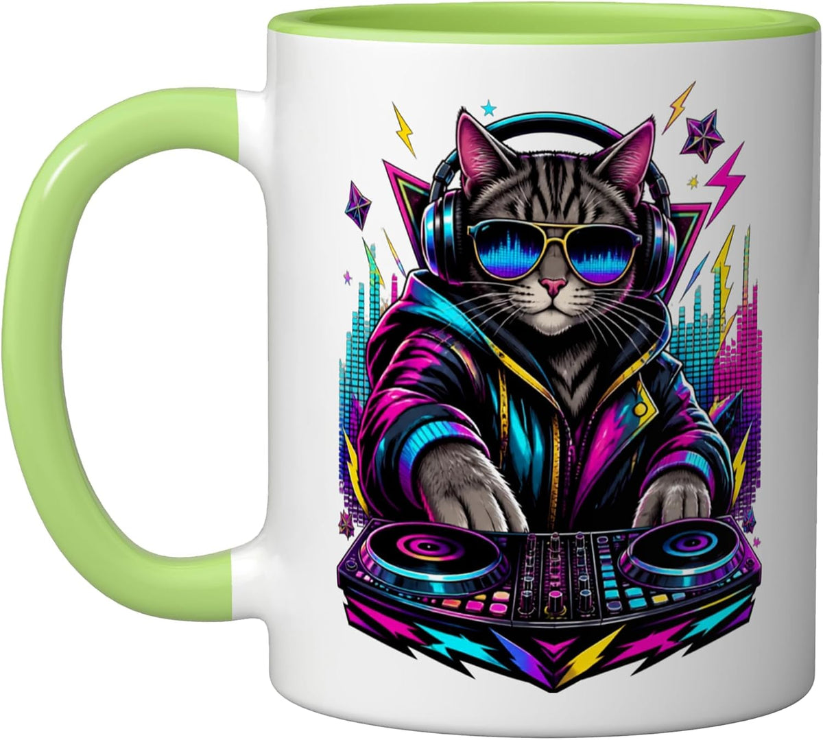 Cat Motif Art Design Gifts Cute Kitten Ceramic Mug