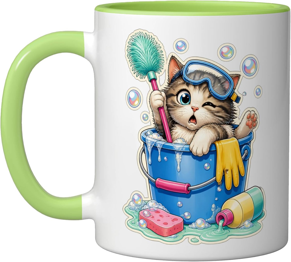 Cat Motif Art Design Gifts Cute Kitten Ceramic Mug