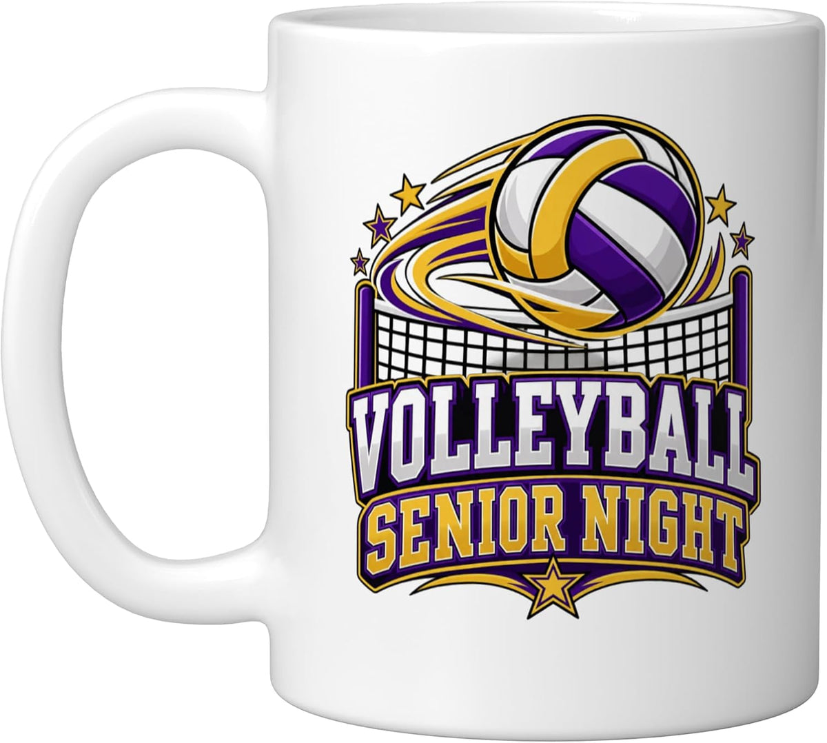 Volleyball Senior Night Player Celebration Graduation Ceramic Mug
