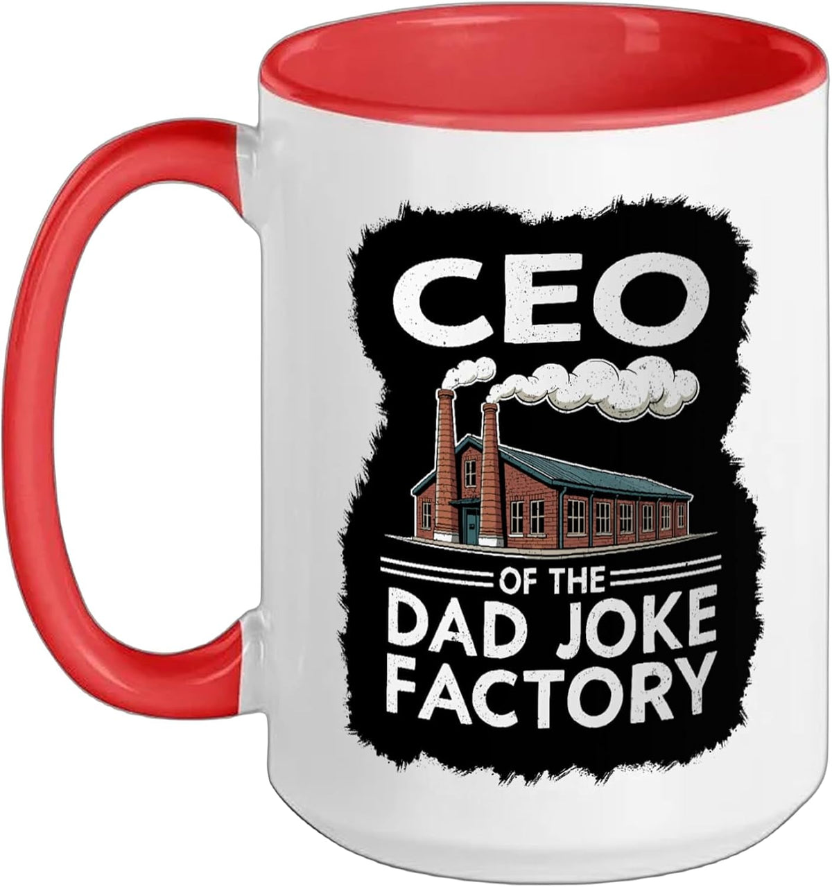 Ceo Of The Dad Joke Factory Funny Saying Mens Dad Humor Ceramic Mug