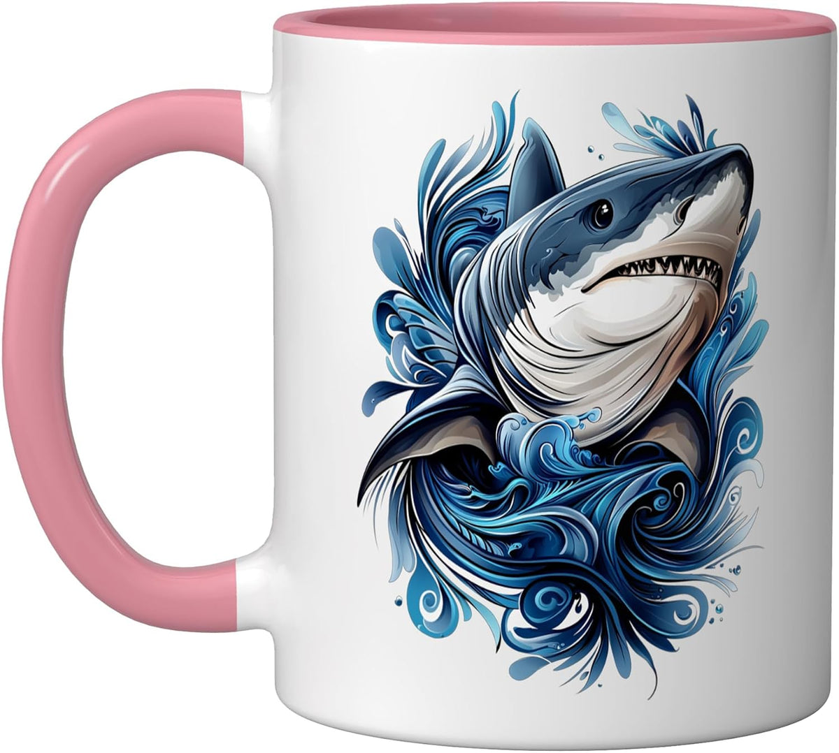 Shark Wildlife Mug Nature Colorful Shark Ceramic Mug