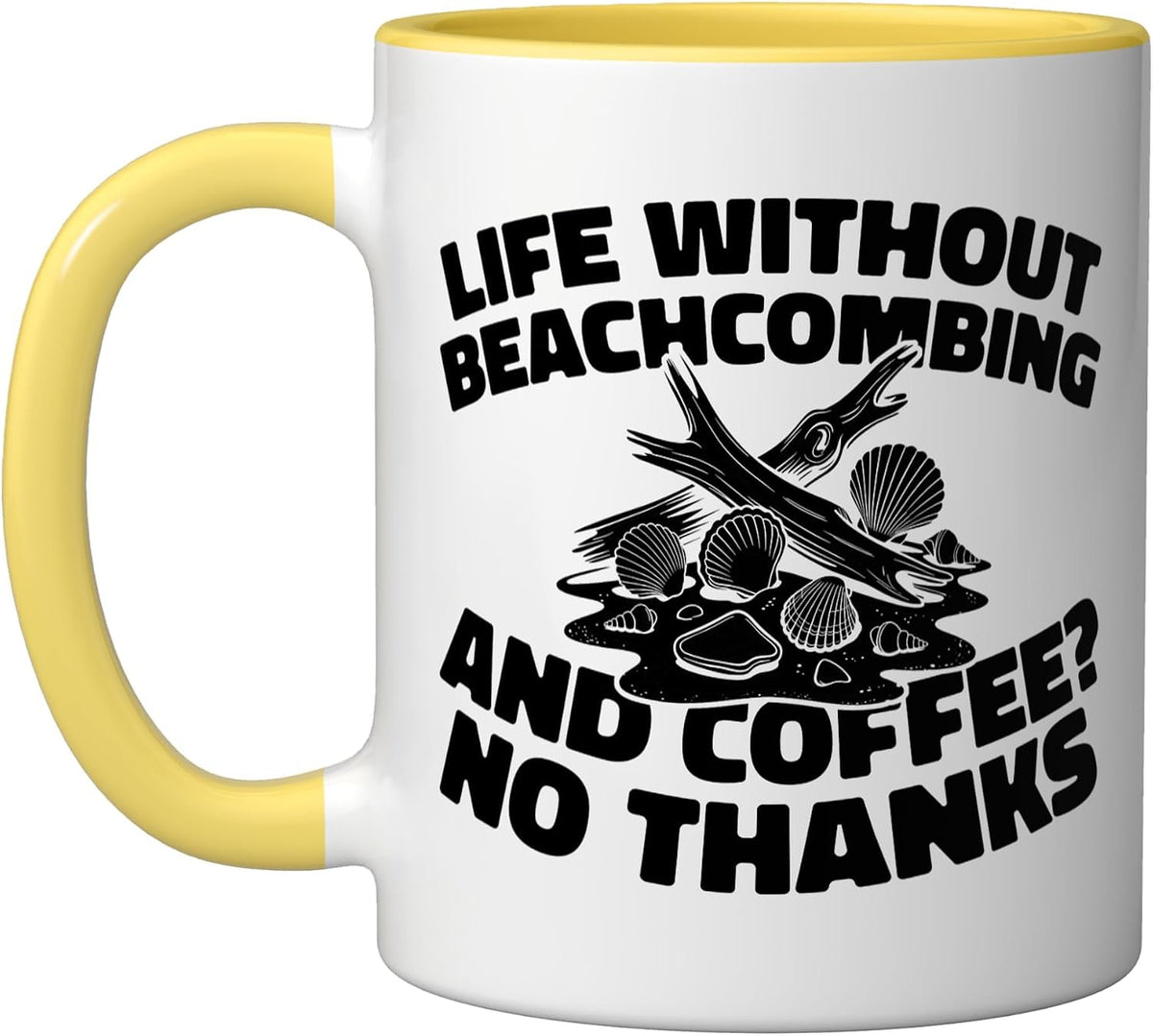 Nature - Shell Collecting Beach Beachcombing Ceramic Mug