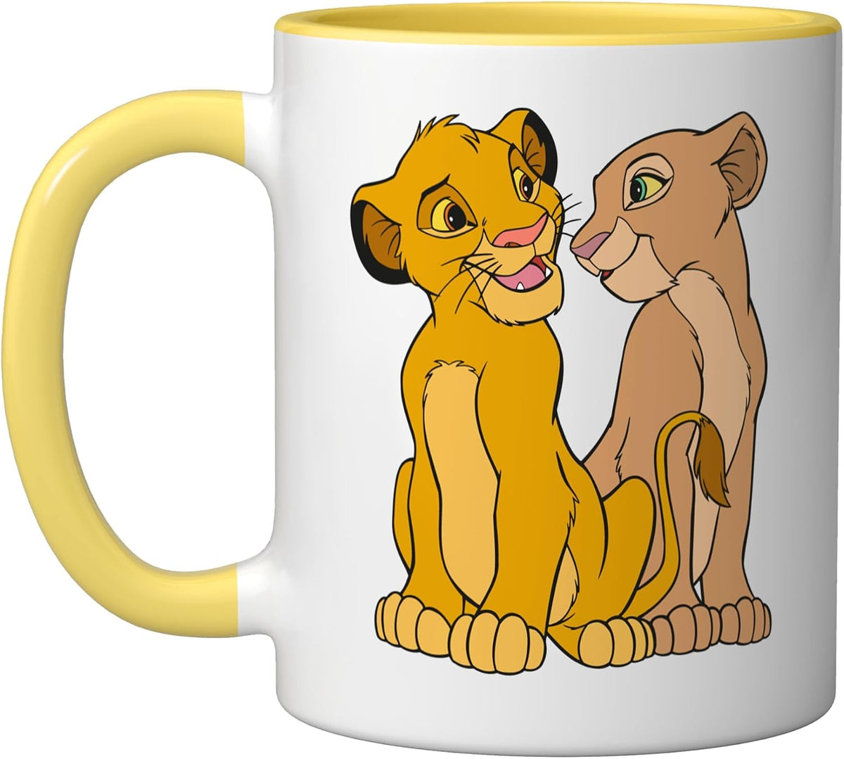Disney The Lion King Young Simba And Nala Together Ceramic Mug
