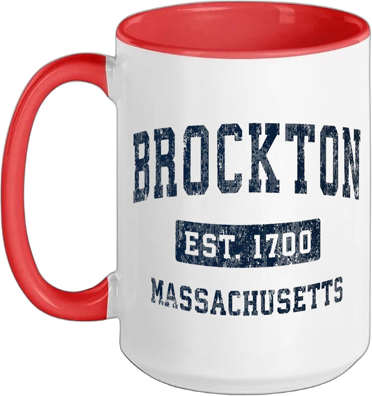 Brockton Massachusetts Ma Vintage Established Sports Ceramic Mug