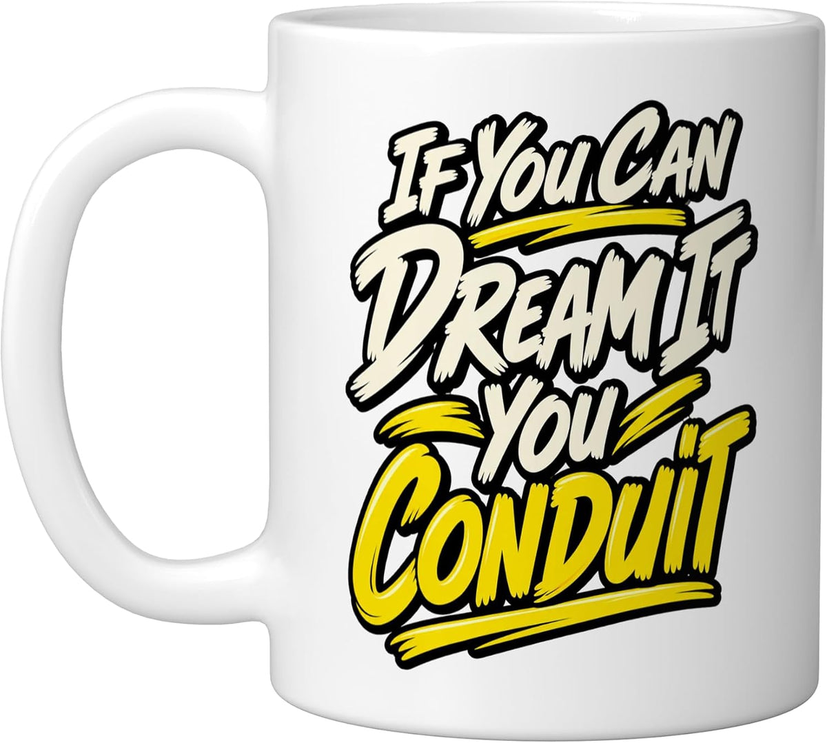 Electrical Worker Humor Electrician Conduit Ceramic Mug