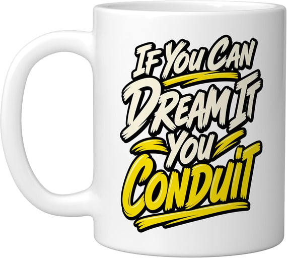 Electrical Worker Humor Electrician Conduit Ceramic Mug
