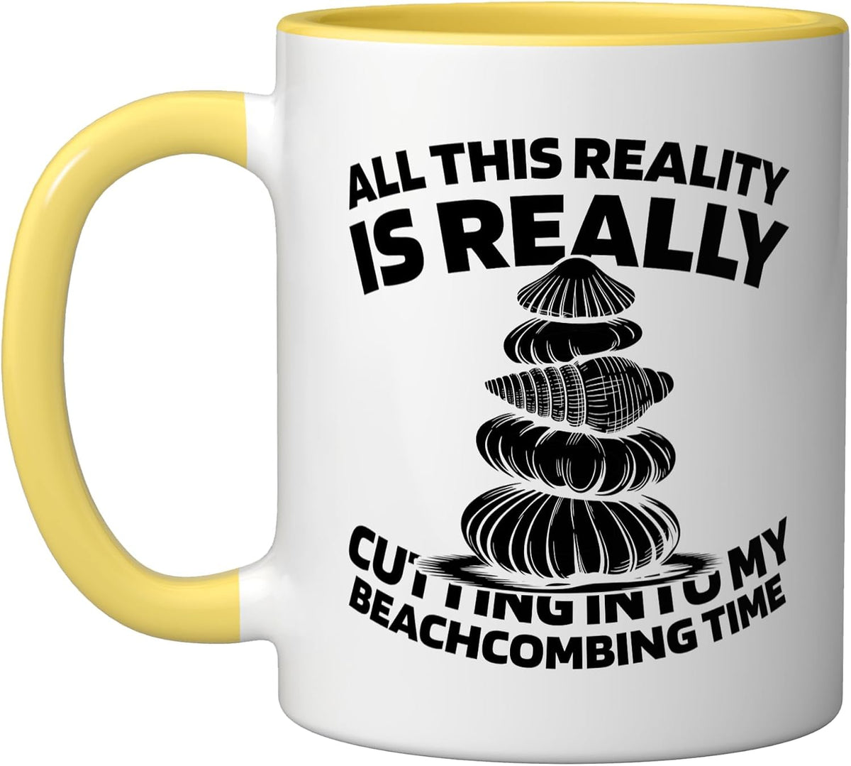 Nature - Shell Collecting Beach Beachcombing Ceramic Mug