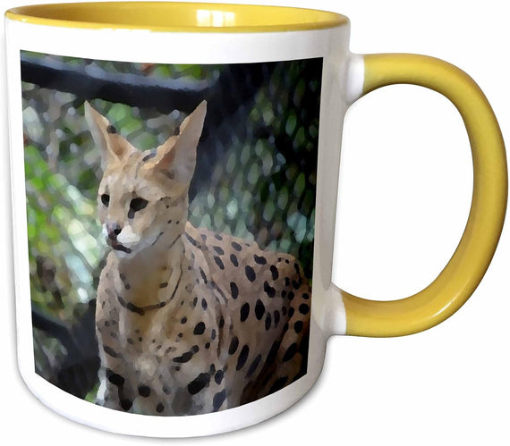 Several Cat Face View Ceramic Mug