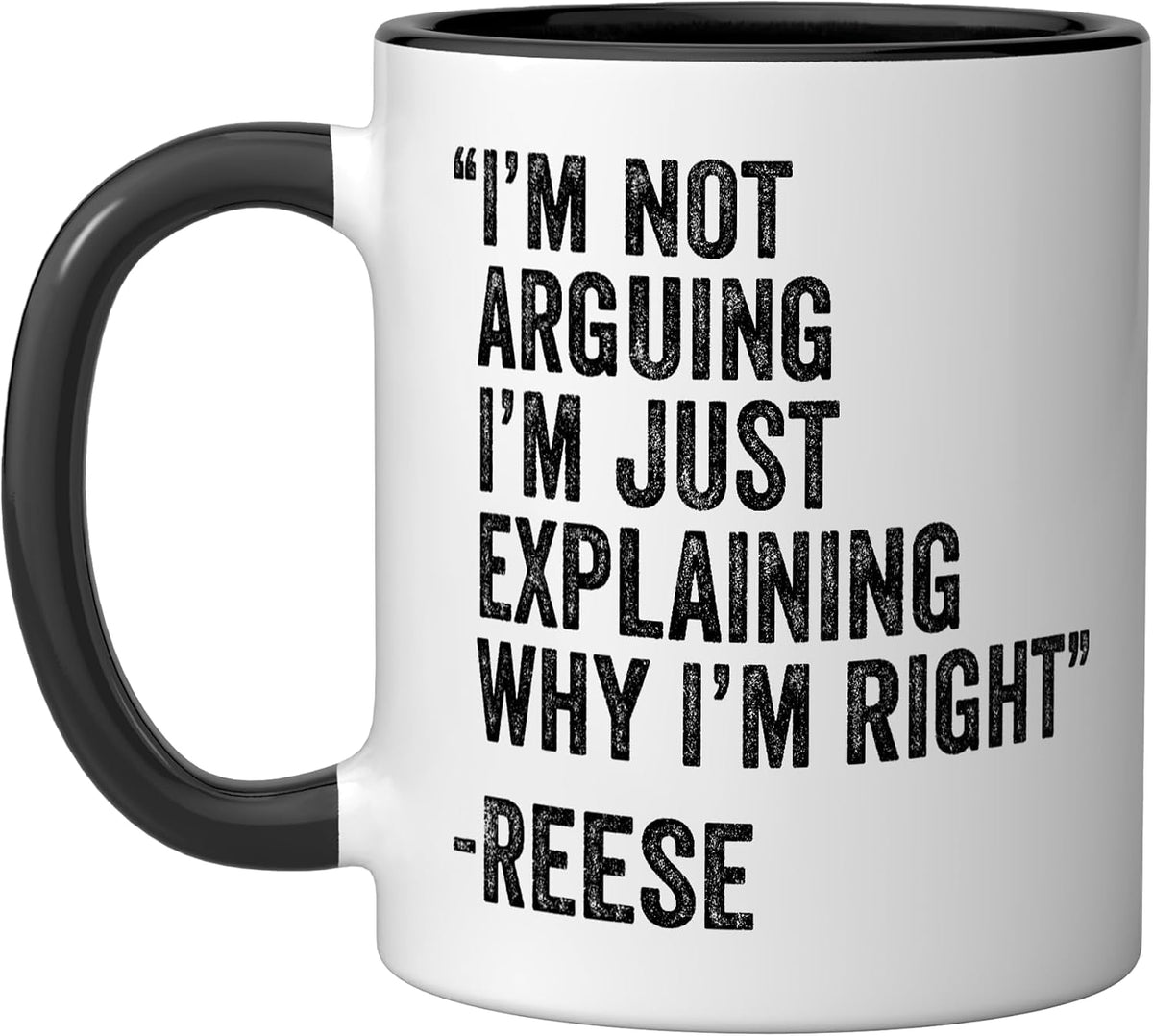 Reese Funny Birthday Custom Name Idea Engineer Ceramic Mug
