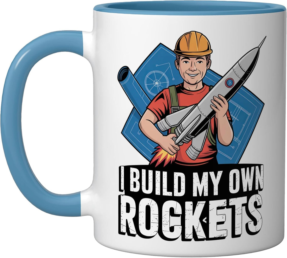 Build Your Own Model Rocket Launch Pad Kit Ceramic Mug