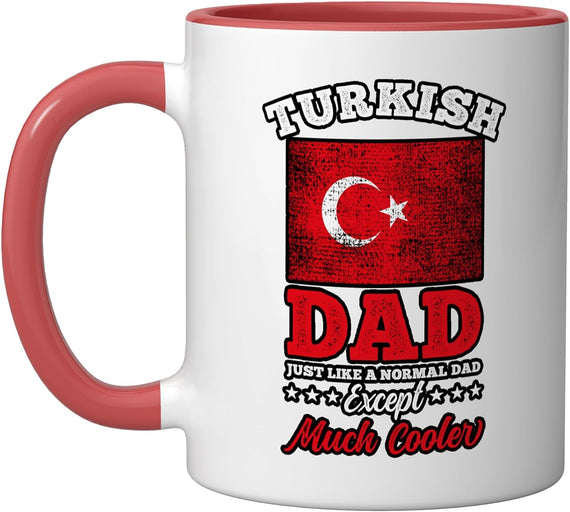 Turkish Dad Flag Father's Day Mug